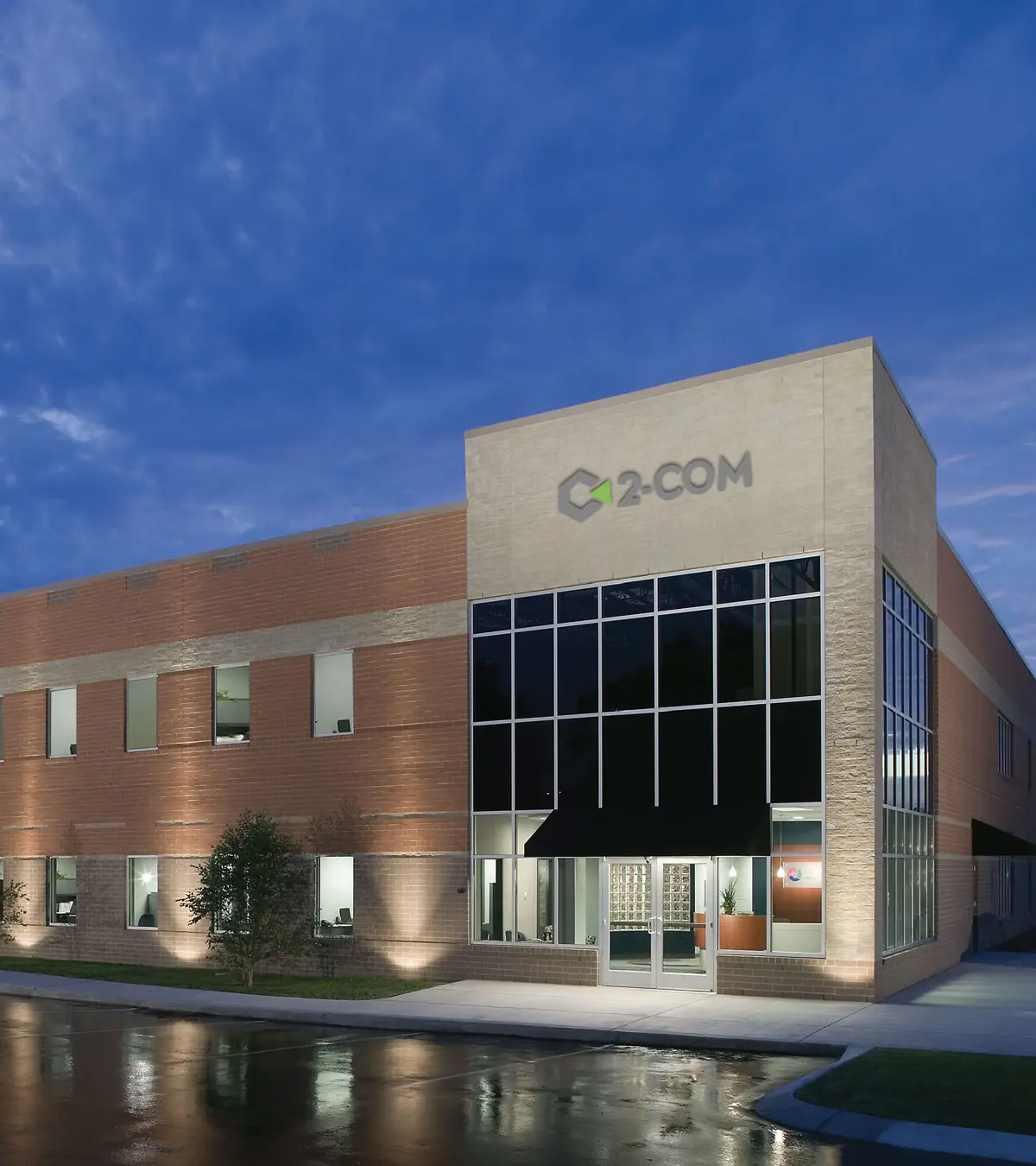 The 2-COM headquarters building