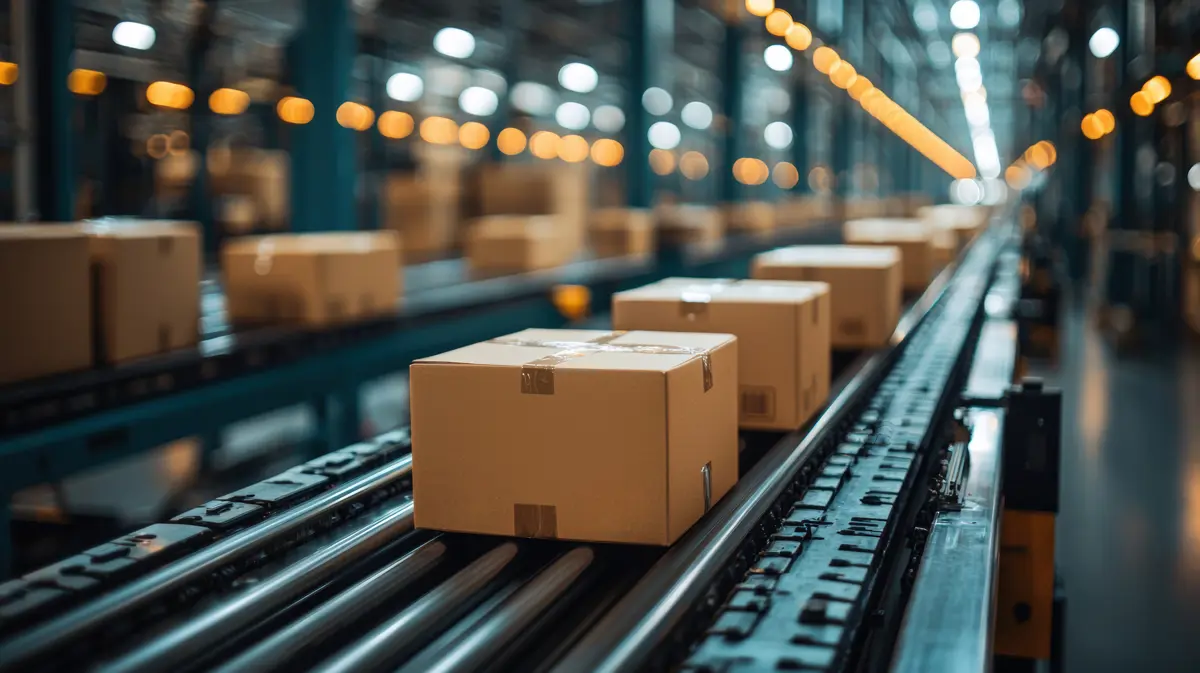 Modern warehouse with managed marketing inventory